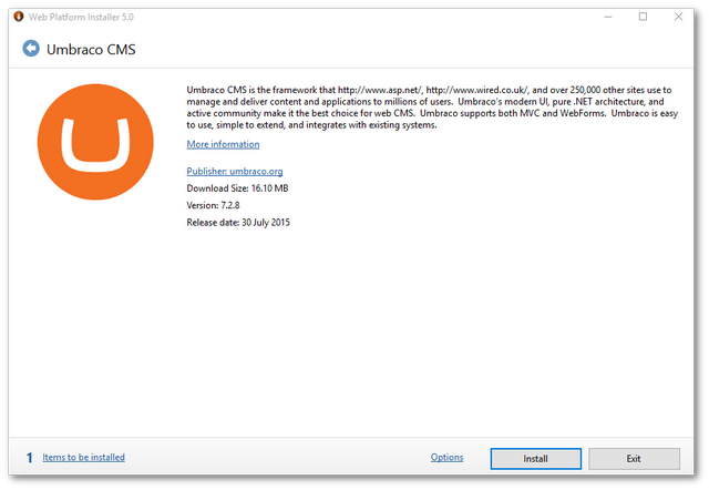 How To Install Umbraco 7 In Less Than 5 Minutes 1