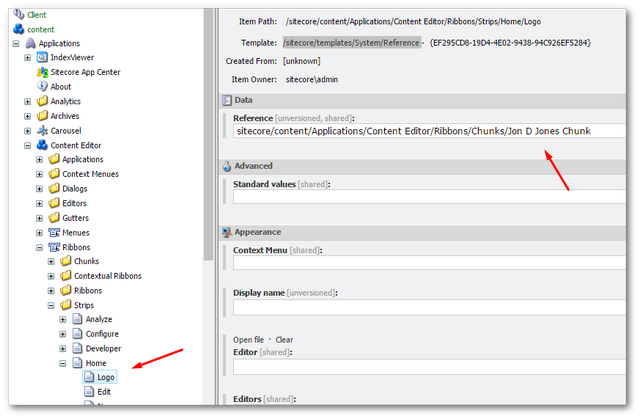 How To Add Custom Html Into The Sitecore Ribbon 1
