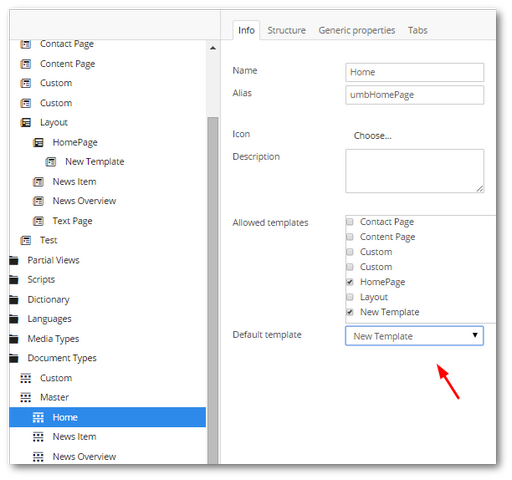 How To Create A Custom Template in Umbraco 7 with MVC 6